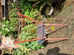 2 rustieke tuinstoellen in metaal, Tuin en Terras, Droogmolens en Wasrekken, Ophalen, Gebruikt