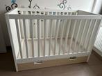 Babybedje met lades 60x120, Kinderen en Baby's, Minder dan 70 cm, Minder dan 140 cm, Matras, Zo goed als nieuw