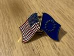 Pin United States/Verenigde Staten (US) - Europa - EU, Comme neuf, Enlèvement ou Envoi, Insigne ou Pin's