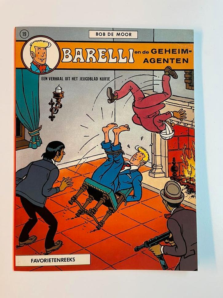 Barelli en de geheim agenten jeugdblad kuifje eerste druk, Boeken, Stripverhalen, Ophalen of Verzenden