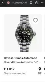 Davosa Ternos Ceramic Diver, Handtassen en Accessoires, Horloges | Heren, Overige merken, Staal, Staal, Polshorloge