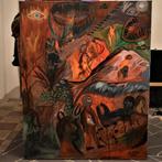 Slecht en goed abstract schilderij, origineel door joky kam, Antiek en Kunst, Ophalen