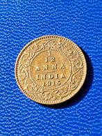 1915 British India 1/12 anna in brons George V, Verzenden, Zuid-Azië, Losse munt