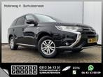 Mitsubishi Outlander 2.0 PHEV Navi Camera Clima Leer/Alca Bu, Auto's, Outlander, Zwart, Bedrijf, Hybride Elektrisch/Benzine