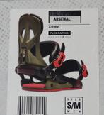 Rome Arsenal Army snowboard bindingen S/M, Sport en Fitness, Ophalen, Zo goed als nieuw, Bindingen