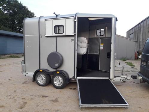 Van IFOR WILLIAMS 2 pk zeer RUIME ALUMINIUM vloer, Dieren en Toebehoren, Paarden en Pony's | Trailers en Aanhangwagens, Zo goed als nieuw