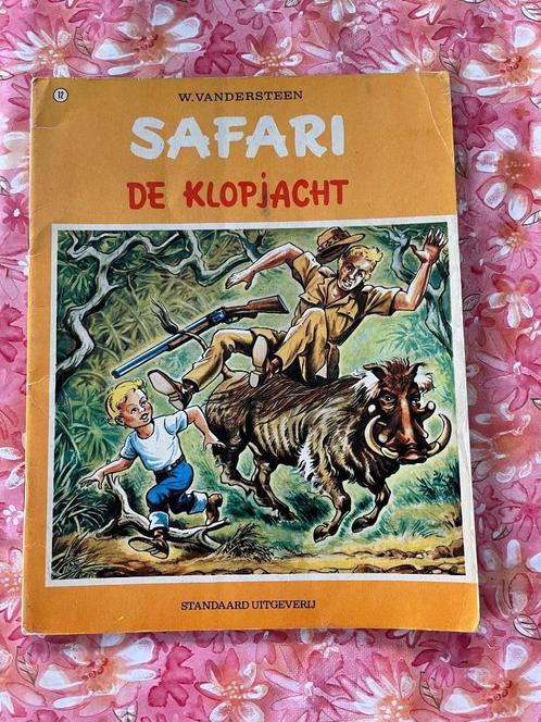 Safari Strip De Klopjacht- Willy Vander Steen - 1e druk, Boeken, Stripverhalen, Gelezen, Eén stripboek, Ophalen of Verzenden