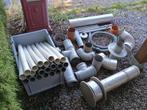 gratis PVC buizen en metalen buizenaccesoires gratis, Ophalen, Gebruikt, PVC