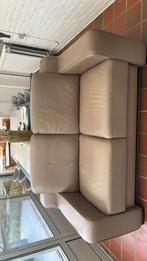 Lederen zetel, Huis en Inrichting, Ophalen, Gebruikt, 150 tot 200 cm, Leer