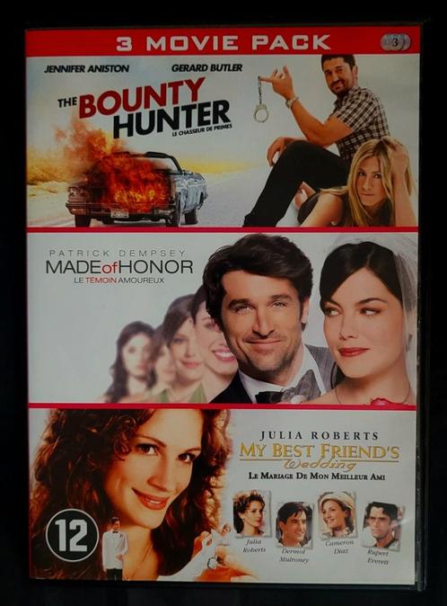 3x DVD Movie pack - Aniston/Dempsey/Roberts, Cd's en Dvd's, Dvd's | Komedie, Zo goed als nieuw, Ophalen of Verzenden