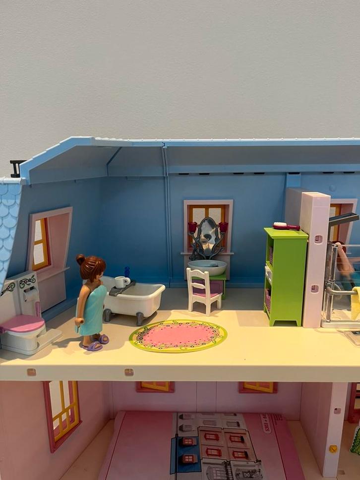 Playmobil 5307 – Badkamer, Kinderen en Baby's, Speelgoed | Poppenhuizen, Zo goed als nieuw, Poppenhuis, Ophalen