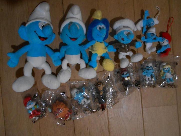 peluche figurine Schtroumpf, Peyo, Neuhaus, McDo Burger King, Collections, Schtroumpfs, Comme neuf, Poupée, Figurine ou Peluche
