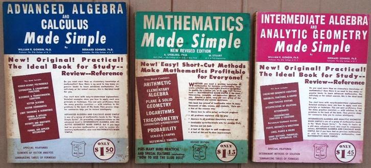 3 'Made Simple'-books incl. the answers to the exercises, Boeken, Studieboeken en Cursussen, Gelezen, Hoger Onderwijs, Ophalen of Verzenden