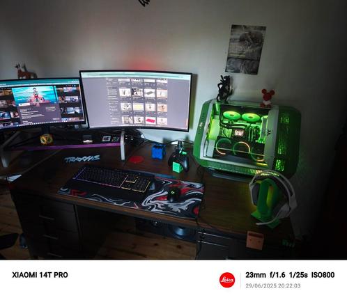 Vends ou échange setup gamer complet 2200€ FIXE, Computers en Software, Desktop Pc's, Zo goed als nieuw, 4 Ghz of meer, SSD, 32 GB