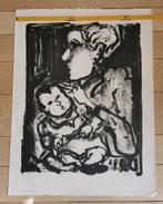 André COTTAVOZ (1922-2012) Maternité - 1969 Lithographie E A, Enlèvement