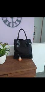 Grand sac de chez mango, Enlèvement ou Envoi, Utilisé, Noir, Sac à main