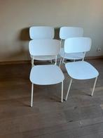 Witte stoelen, Huis en Inrichting, Stoelen, Ophalen of Verzenden, Zo goed als nieuw