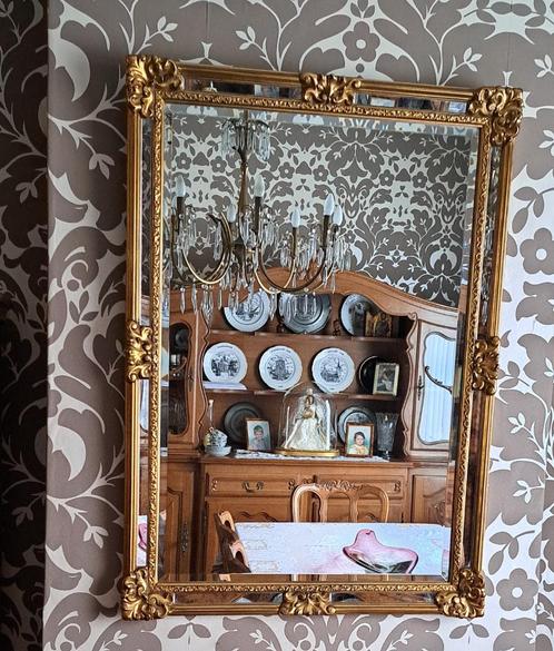 Spiegel "Deknudt" vintage, Antiek en Kunst, Antiek | Spiegels, 50 tot 100 cm, Minder dan 100 cm, Rechthoekig, Ophalen
