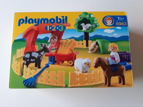 Playmobil 1.2.3 - Kinderboerderij, Kinderen en Baby's, Speelgoed | Playmobil, Zo goed als nieuw, Complete set, Ophalen of Verzenden