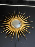 Miroir soleil vintage doré, Antiquités & Art, Enlèvement ou Envoi