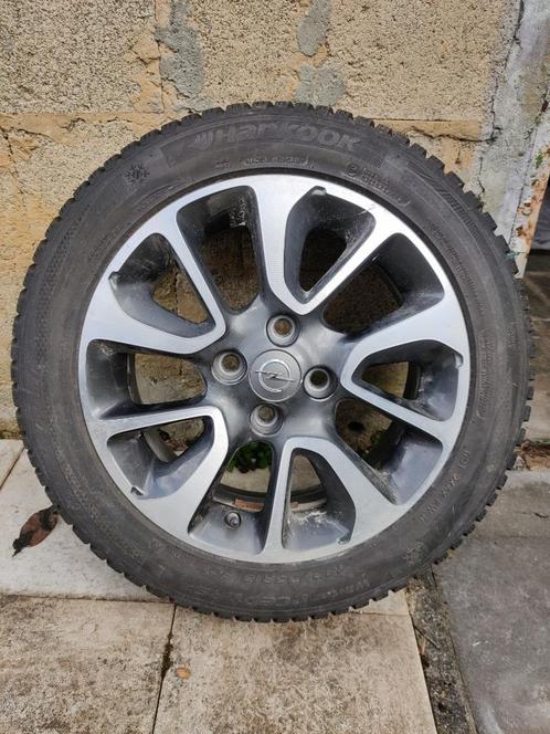 Originele OPEL Karl Rock winterbanden en lichtmetalen velgen, Auto-onderdelen, Banden en Velgen, Band(en), Winterbanden, 15 inch