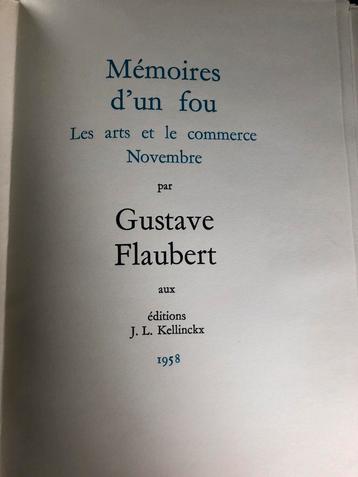 1958 - Flaubert - mémoires d’un fou