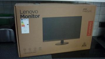 Lenovo 27 inch platte monitor als nieuw in de doos beschikbaar voor biedingen