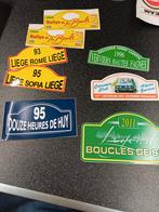 Spa rallye autocollants et plaque metal spa francorchamps