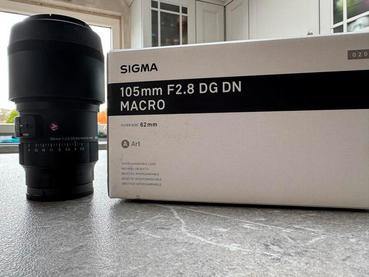 Sigma Art 105mm f2.8 macro Sony E-Mount, Audio, Tv en Foto, Foto | Lenzen en Objectieven, Zo goed als nieuw, Ophalen of Verzenden