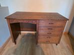 Bruine bureau, Huis en Inrichting, Ophalen, Gebruikt, Bureau