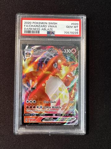 Charizard VMax Darkness Ballaze Pass 10, Enlèvement ou Envoi, Comme neuf, Cartes en vrac