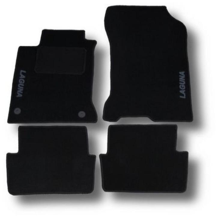 CLASSIC Velours automatten met LOGO Renault Laguna 3, Auto-onderdelen, Interieur en Bekleding, Renault, Nieuw, Verzenden