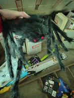 grote zwarte spin uit stof halloween, Hobby en Vrije tijd, Ophalen of Verzenden, Nieuw, Versiering