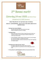 2de Bonsai Markt bij BSE Everaert, Diversen, Ophalen, Nieuw