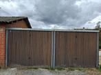 2 metalen garageboxen, Ophalen, Gebruikt