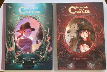 Livres reliés "Les Carnets de Cerise" Tomes 1 et 4 beschikbaar voor biedingen