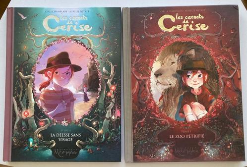 Livres reliés "Les Carnets de Cerise" Tomes 1 et 4, Boeken, Stripverhalen, Gelezen, Ophalen of Verzenden