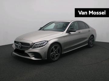 Mercedes-Benz C-Klasse 200 AMG LINE Berline + TREKHAAK + PTS, Autos, Argent ou Gris, Achat, 1800 kg, Entreprise