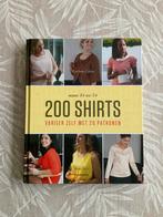 Boek 200 shirts inclusief patronen en instructies, Couturiers, Zo goed als nieuw, Ophalen