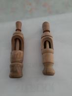 2 vintage houten wijnfles corkers, Antiek en Kunst, Antiek | Keukengerei, Ophalen