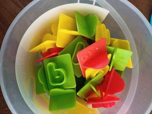 play doh emmertje letters én nummers stempels waarde 20 EUR, Kinderen en Baby's, Speelgoed | Educatief en Creatief, Zo goed als nieuw
