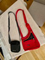 2 sacs à bandoulière rouge et noir, Autres marques, Utilisé, Rouge, Enlèvement ou Envoi