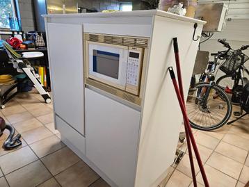 Mooie en werkende keukenblok, 100 à 150 cm, Enlèvement, Utilisé, 100 à 150 cm