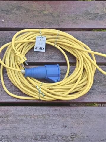 Elektrische kabel voor camping of boot