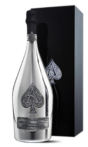 Bouteille de champagne Armand de Brignac Magnum Brut (vide), Collections, Vins, Utilisé, Champagne, France, Enlèvement