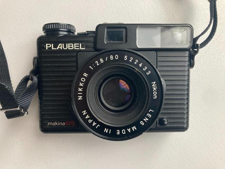 Plaubel Makina 670 - Nikkor 80mm - f2.8, Audio, Tv en Foto, Fotocamera's Analoog, Gebruikt, Compact, Overige Merken, Ophalen