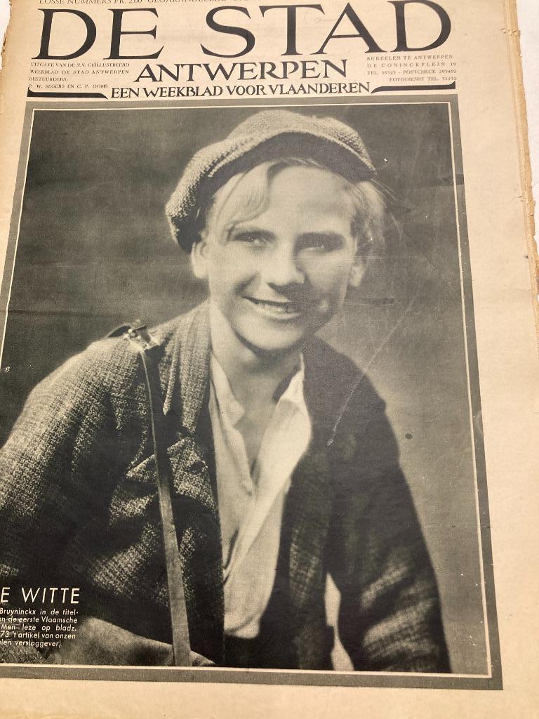 " De Stad " nr 28 1934 : Putte, grammofoonplaat, Loterij,, Ophalen of Verzenden, 1920 tot 1940, Tijdschrift