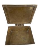 Butler van koper en hout - verzamelaar van kruimels en bille, Antiek en Kunst, Antiek | Religieuze voorwerpen, Ophalen of Verzenden