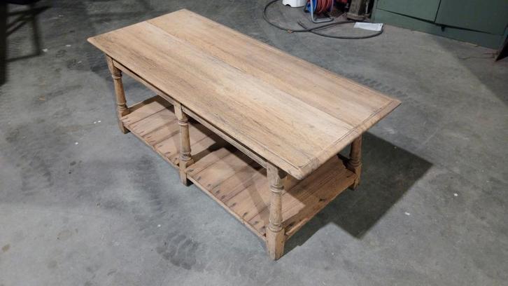 Salontafel in gebleekte eik., Huis en Inrichting, Tafels | Salontafels, Zo goed als nieuw, Ophalen