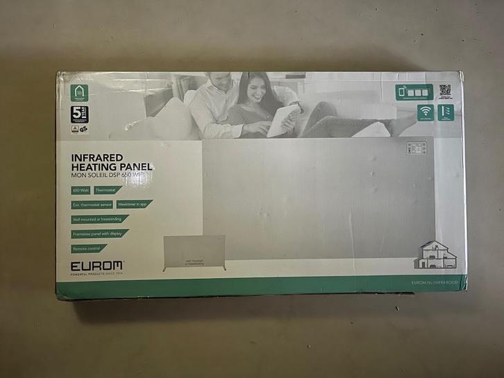 EUROM Mon Soleil DSP 650 WiFi infrarood verwarming, Doe-het-zelf en Bouw, Verwarming en Radiatoren, Nieuw, Overige typen, Ophalen